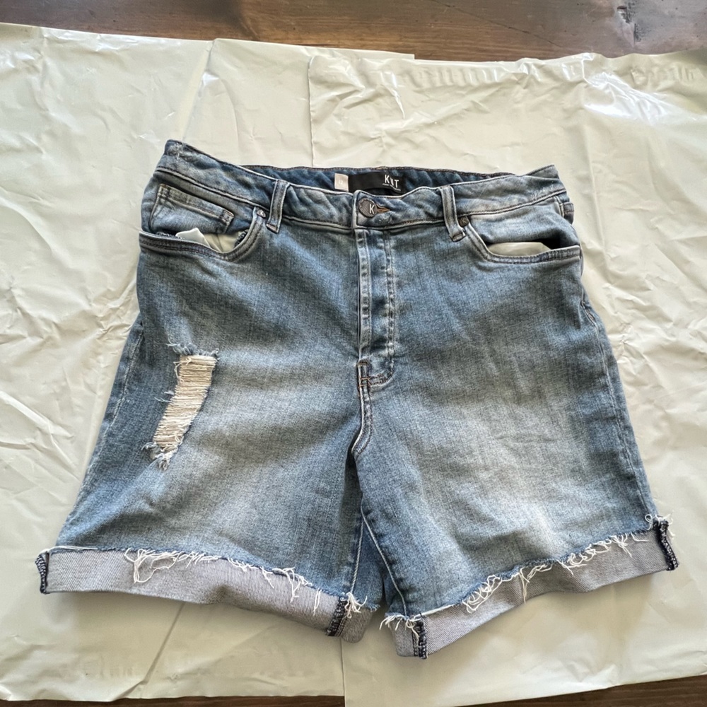 Kut women’s denim shorts.